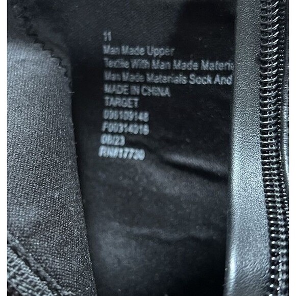 A New Day Womens Size 11 Faux Leather Cullen Ankle Boots Side Zip Block Heel - Picture 9 of 9